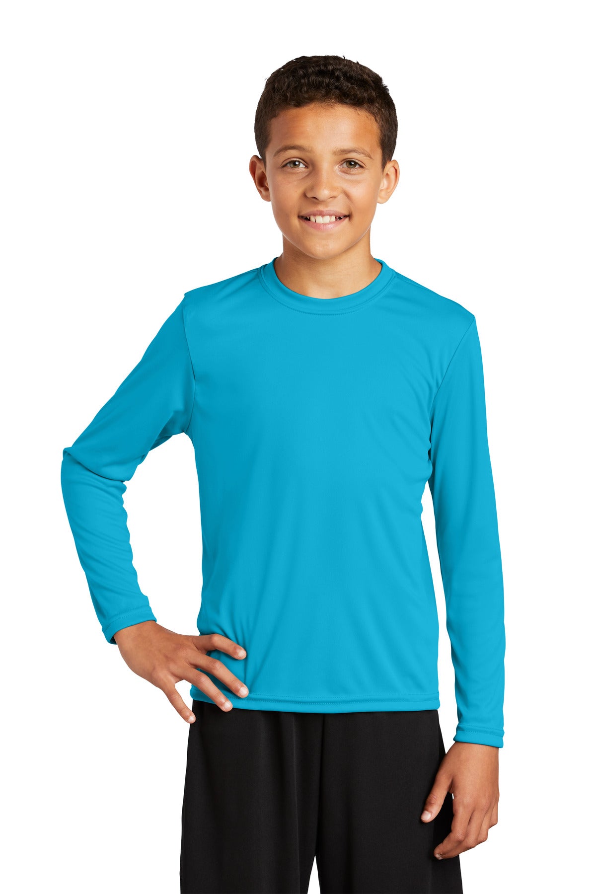 Sport-Tek   Youth Long Sleeve PosiCharge   Competitor Tee. YST350LS