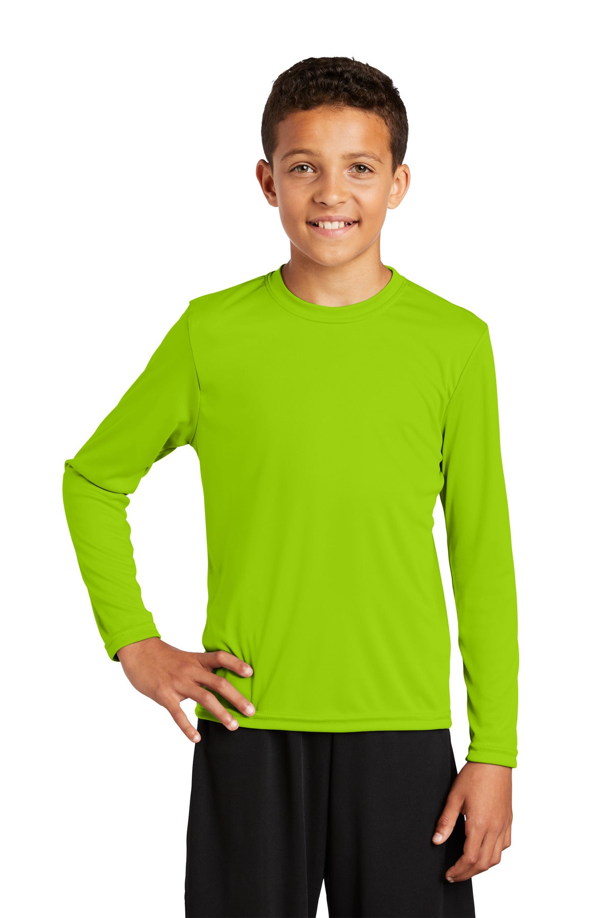 Sport-Tek   Youth Long Sleeve PosiCharge   Competitor Tee. YST350LS