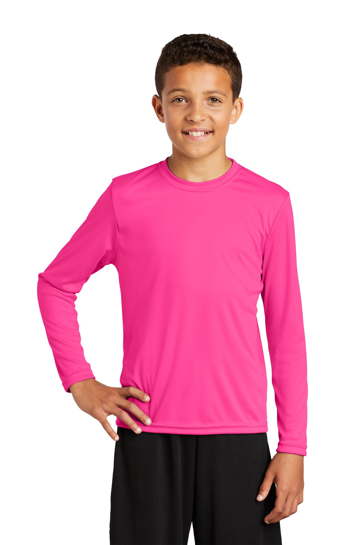 Sport-Tek   Youth Long Sleeve PosiCharge   Competitor Tee. YST350LS
