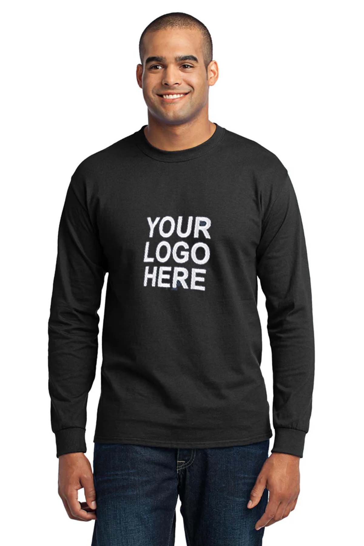 Port & Co Long Sleeve Core Blend Tee. PC55LS