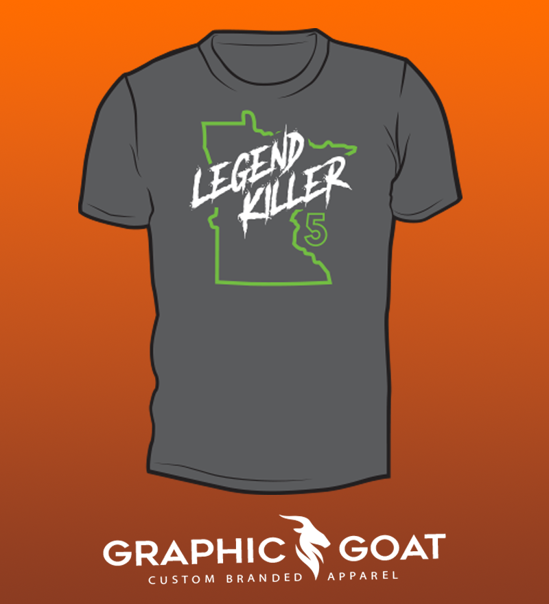 “Legend Killer” Limited Edition Bella+Canvas Shirt – Graphic Goat Exclusive