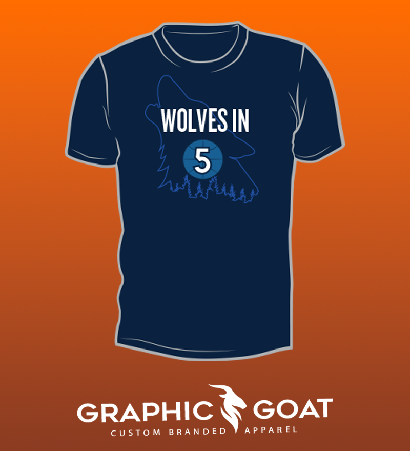 “Wolves in 5” Limited Edition Belle+Canvas Shirt – Graphic Goat Exclusive
