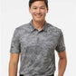 Men's All Over Camo Print Polo