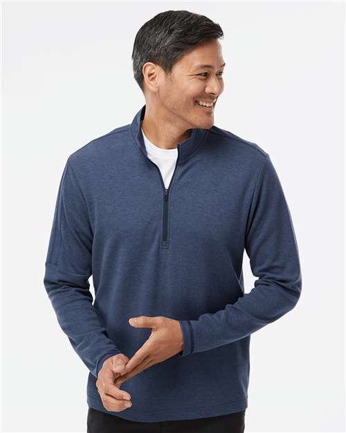 Adidas Men's 3-Stripes Quarter-Zip Sweater Pullover