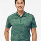 Adidas Men's All Over Camo Print Polo