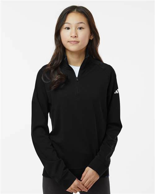 Adidas Youth Performance Quarter-Zip Pullover