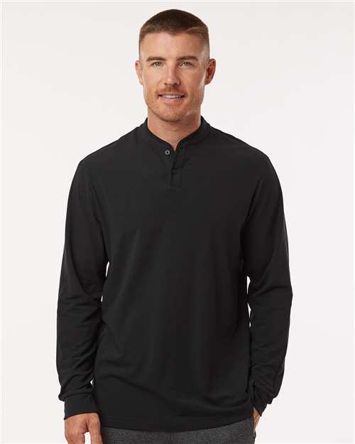 Adidas Men's Henley Long Sleeve T-Shirt