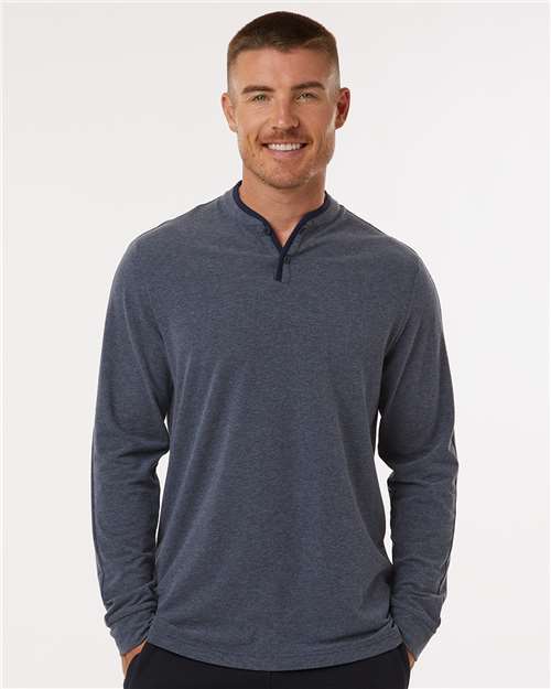 Adidas Men's Henley Long Sleeve T-Shirt