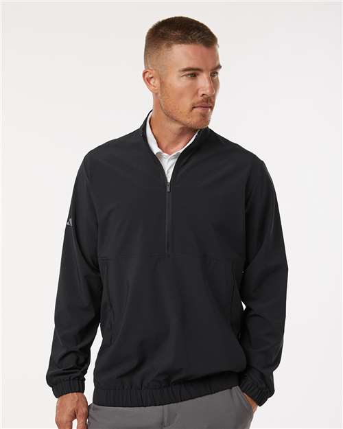 Adidas Men's Stretch Woven Half-Zip Pullover