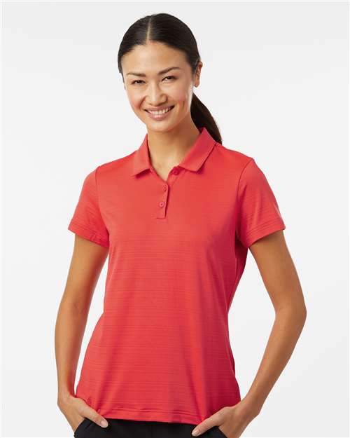 Adidas Women's Textured Stripe Polo
