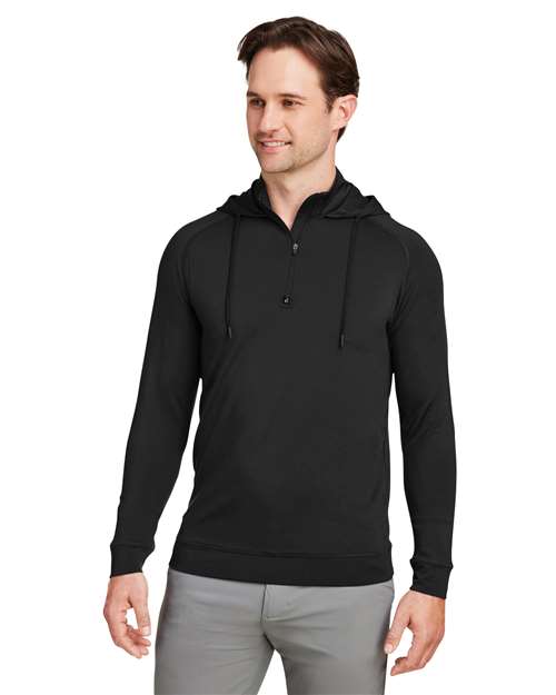 Swannies Unisex Vandyke Quarter-Zip Hooded Pullover