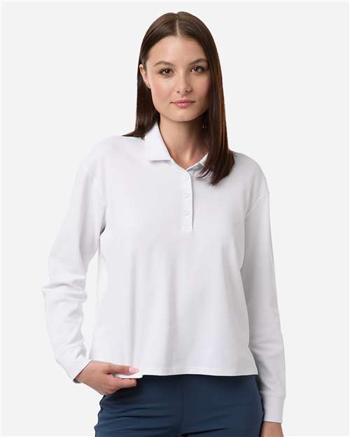 Adidas Women's Beyond Long Sleeve Loose Polo