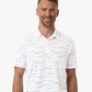 Adidas Men's Ultimate365 Mesh Glimmer Print Polo