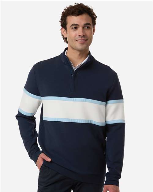 Swannies Men's Owen Quarter-Zip Colorblock Pullover
