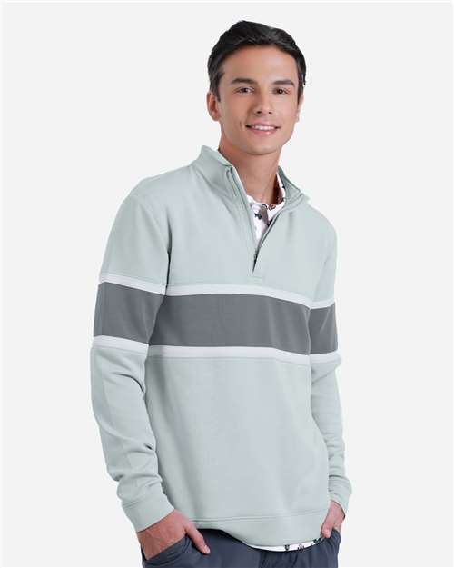 Swannies Men's Owen Quarter-Zip Colorblock Pullover