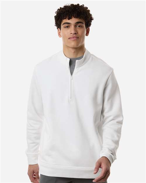 Adidas Men's Elevated Fleece Quarter-Zip Pullover