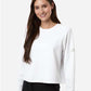Adidas Women's Beyond Side-Snap Crewneck Sweatshirt