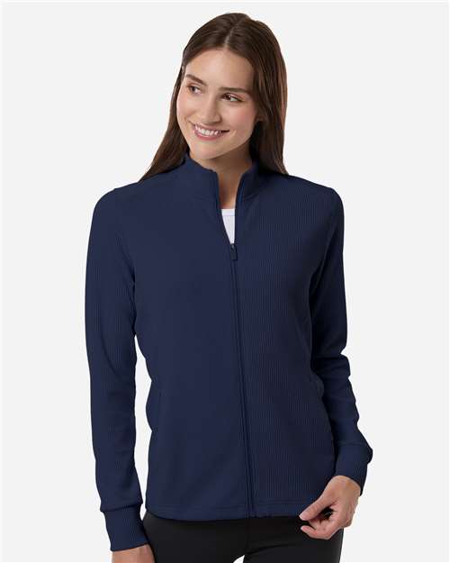 Adidas Women's Performance Textured Full-Zip Jacket