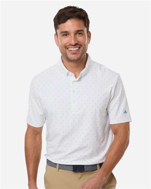 Adidas Men's Ultimate365 Micro Print Polo