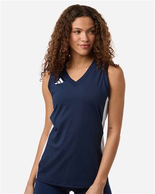 Adidas Women's Quickset V-Neck Sleeveless Jersey