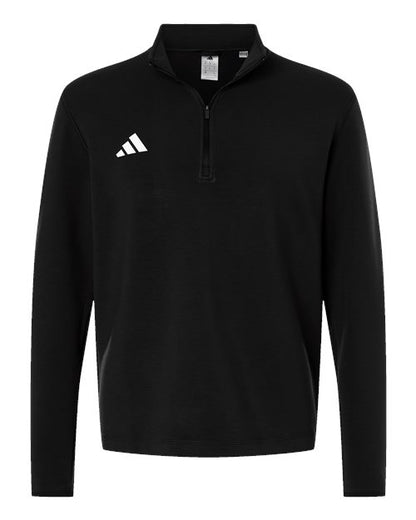 Adidas Men's 3-Stripes Quarter-Zip Pullover