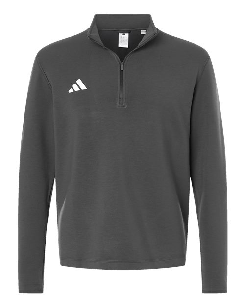 Adidas Men's 3-Stripes Quarter-Zip Pullover