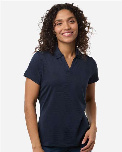 Adidas Women's Textured Jacquard Polo