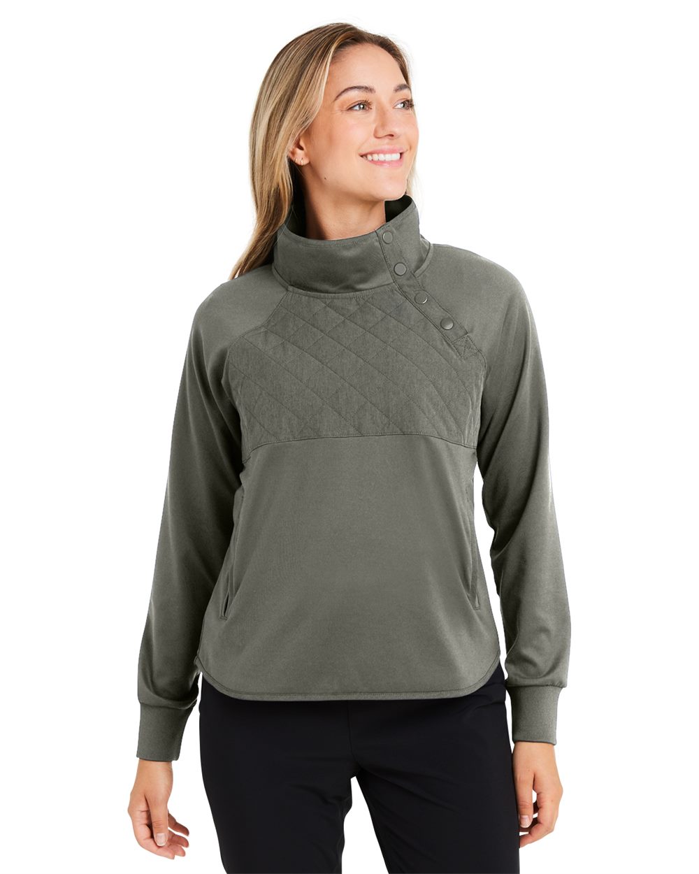 Swannies Women's Ellis Snap Neck Pullover