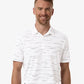 Adidas Men's Ultimate365 Mesh Glimmer Print Polo