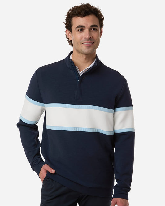 Swannies Men's Owen Quarter-Zip Colorblock Pullover
