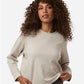 Adidas Women's Beyond Side-Snap Crewneck Sweatshirt