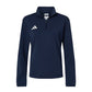 Adidas Women's 3-Stripes Quarter-Zip Pullover