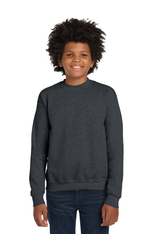 Gildan   Youth Heavy Blend Crewneck Sweatshirt.  18000B