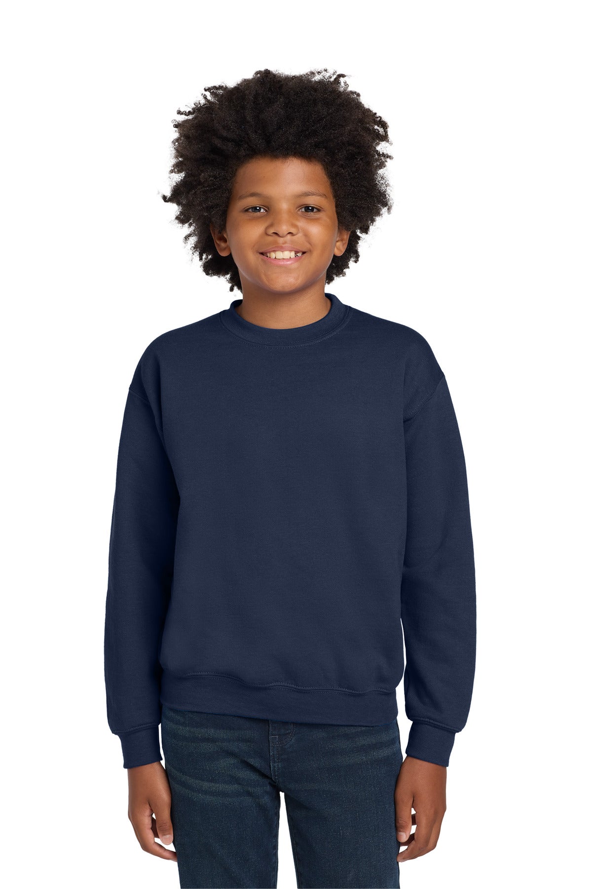 Gildan   Youth Heavy Blend Crewneck Sweatshirt.  18000B