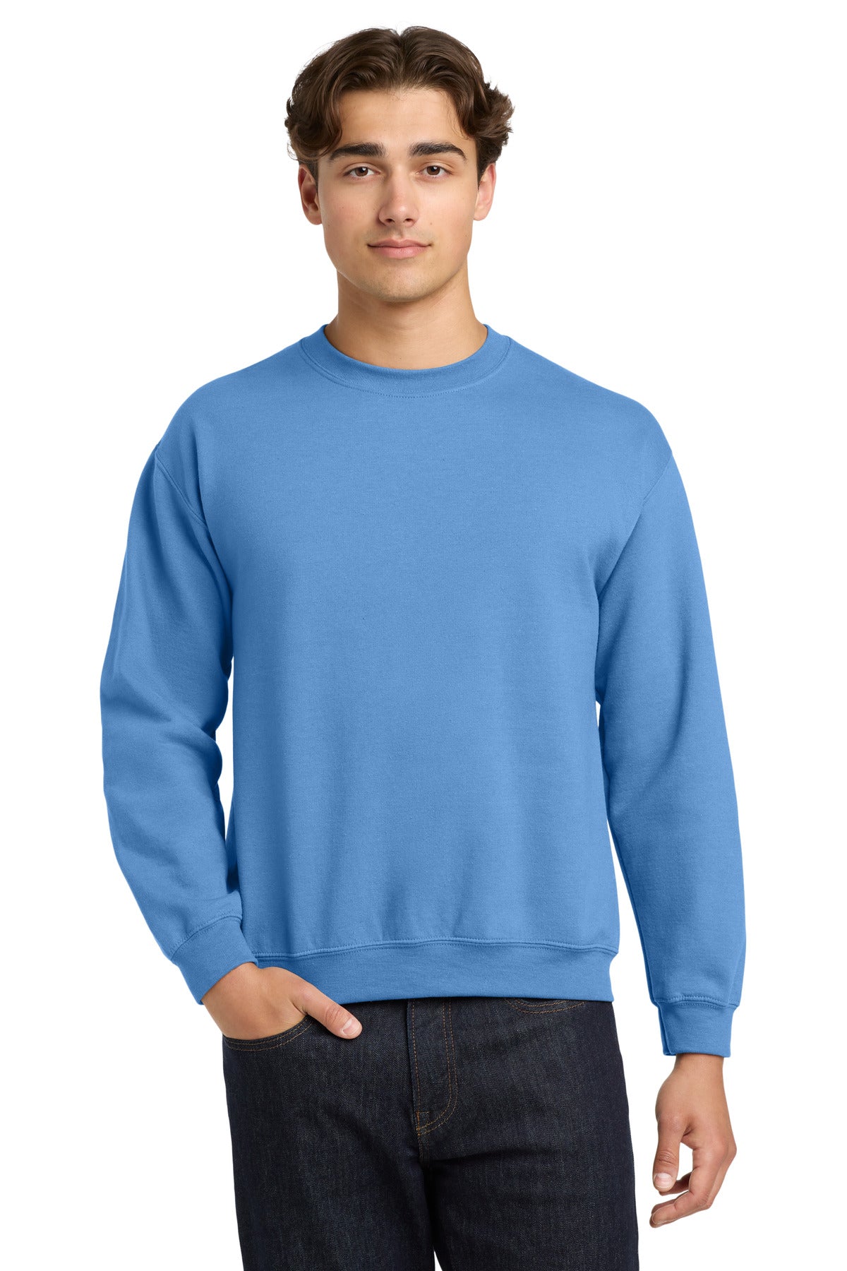 Gildan   Heavy Blend Crewneck Sweatshirt.  18000