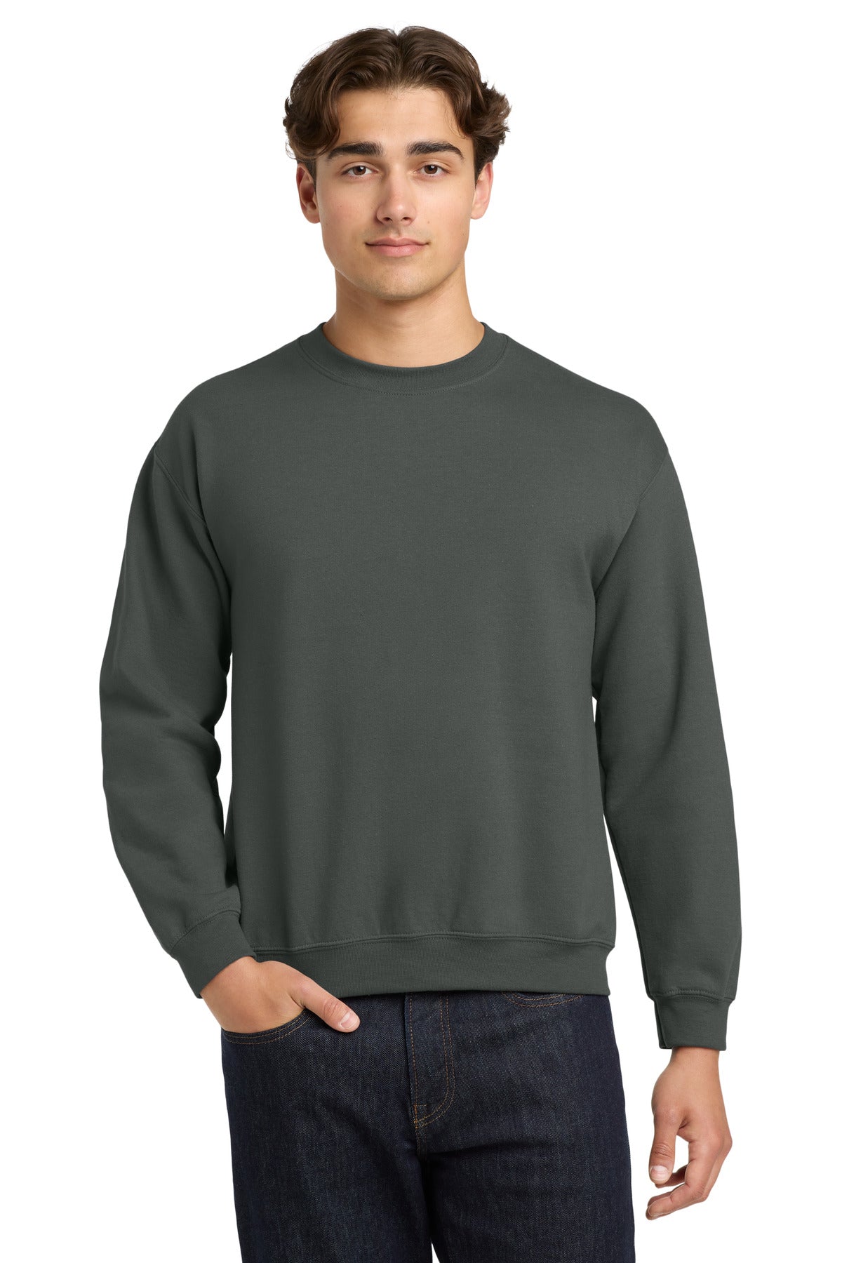 Gildan   Heavy Blend Crewneck Sweatshirt.  18000