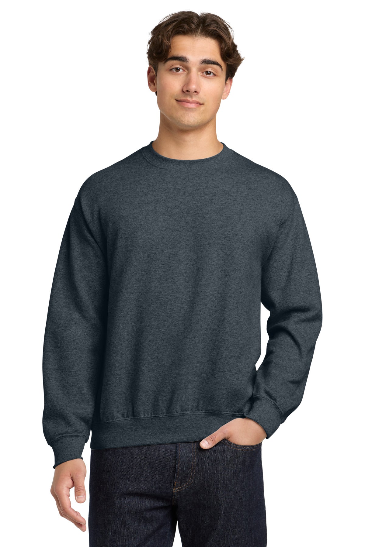 Gildan   Heavy Blend Crewneck Sweatshirt.  18000