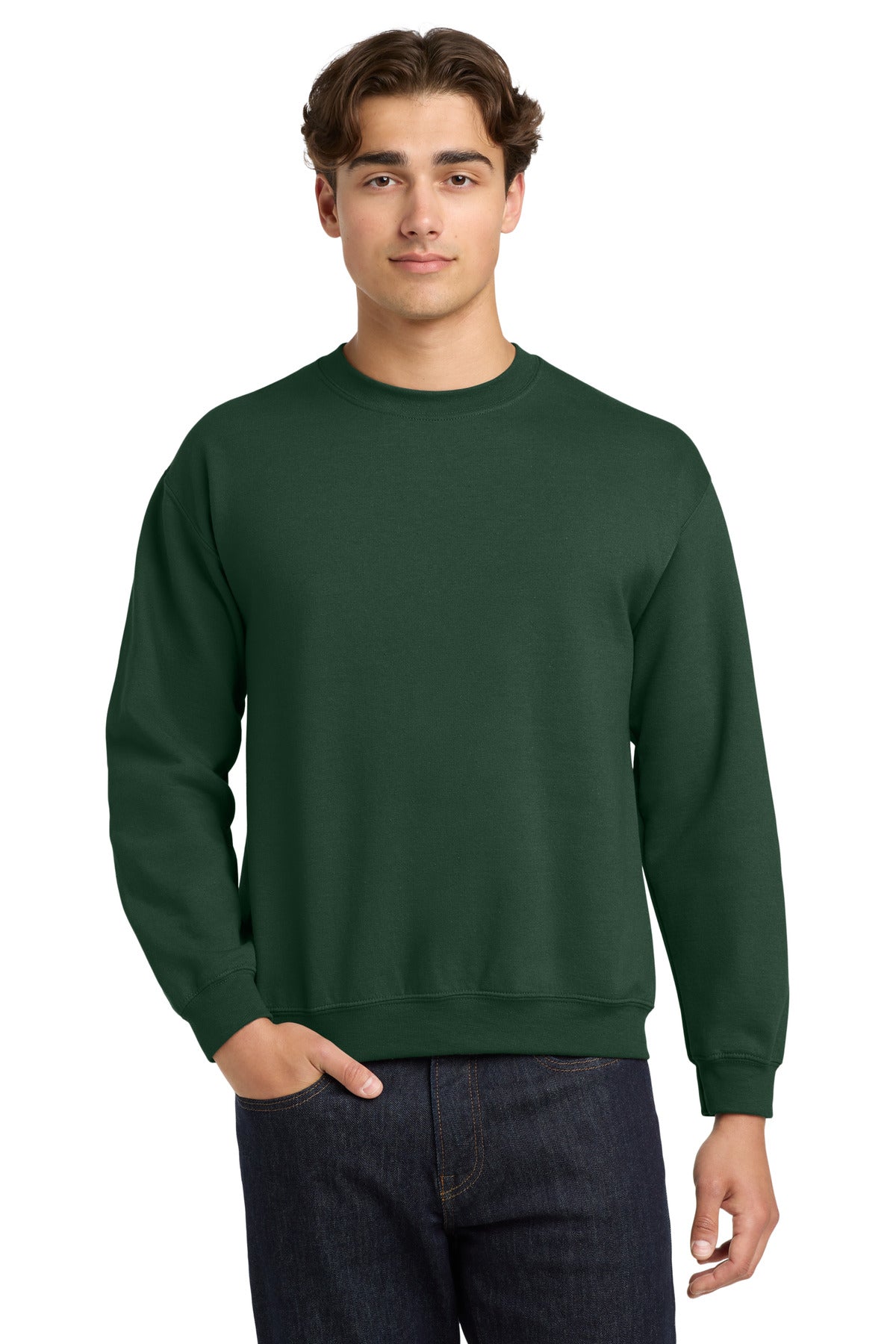 Gildan   Heavy Blend Crewneck Sweatshirt.  18000