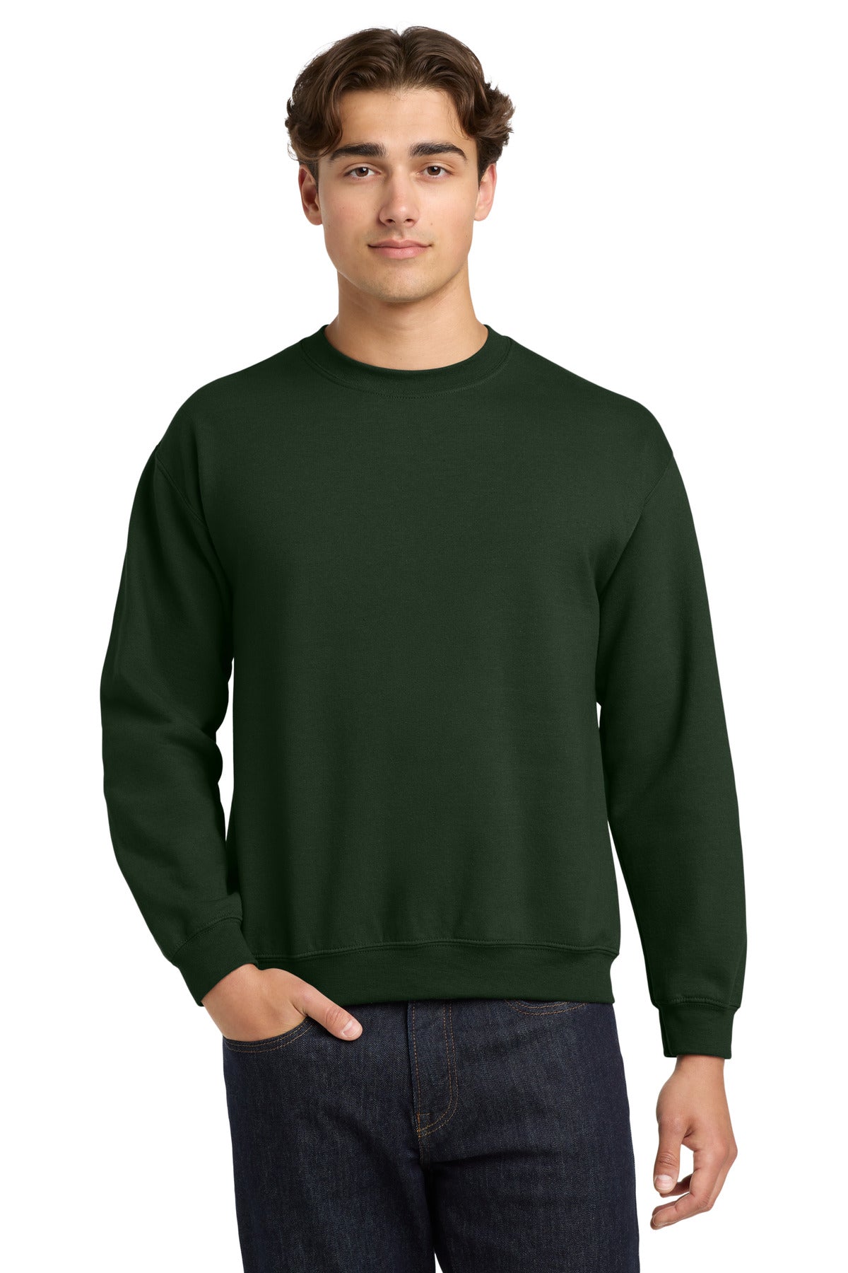 Gildan   Heavy Blend Crewneck Sweatshirt.  18000