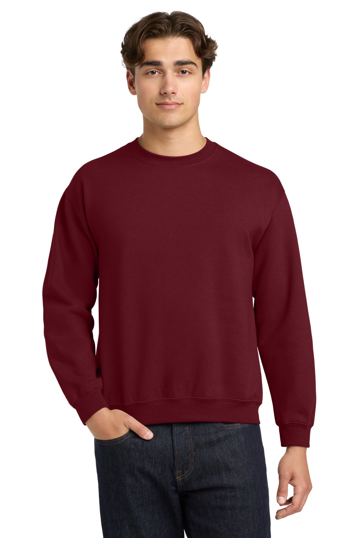 Gildan   Heavy Blend Crewneck Sweatshirt.  18000