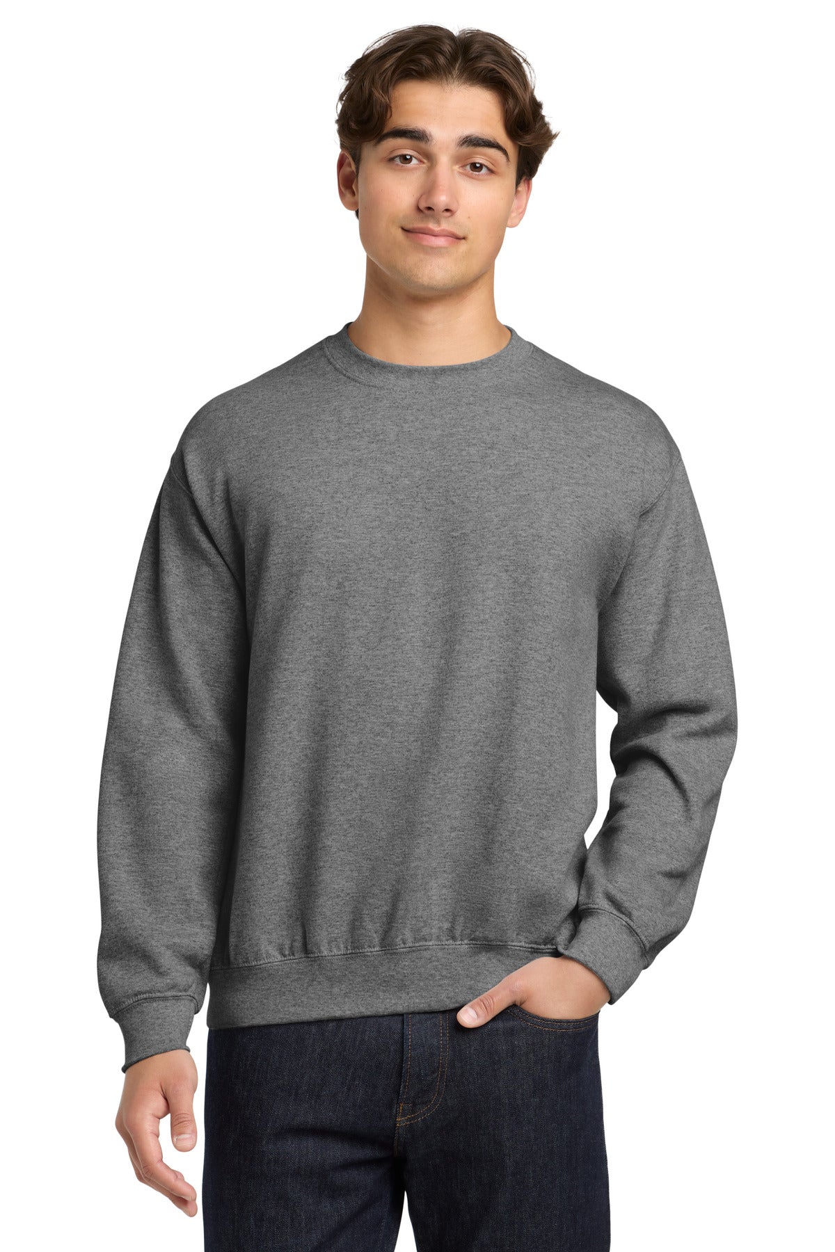 Gildan   Heavy Blend Crewneck Sweatshirt.  18000