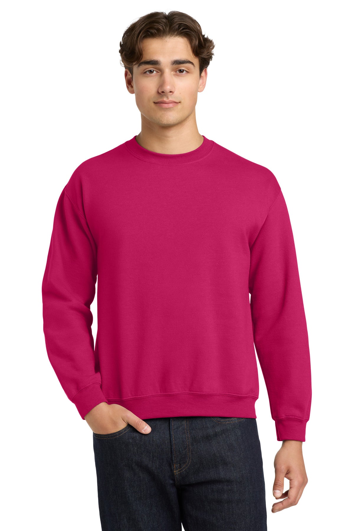 Gildan   Heavy Blend Crewneck Sweatshirt.  18000