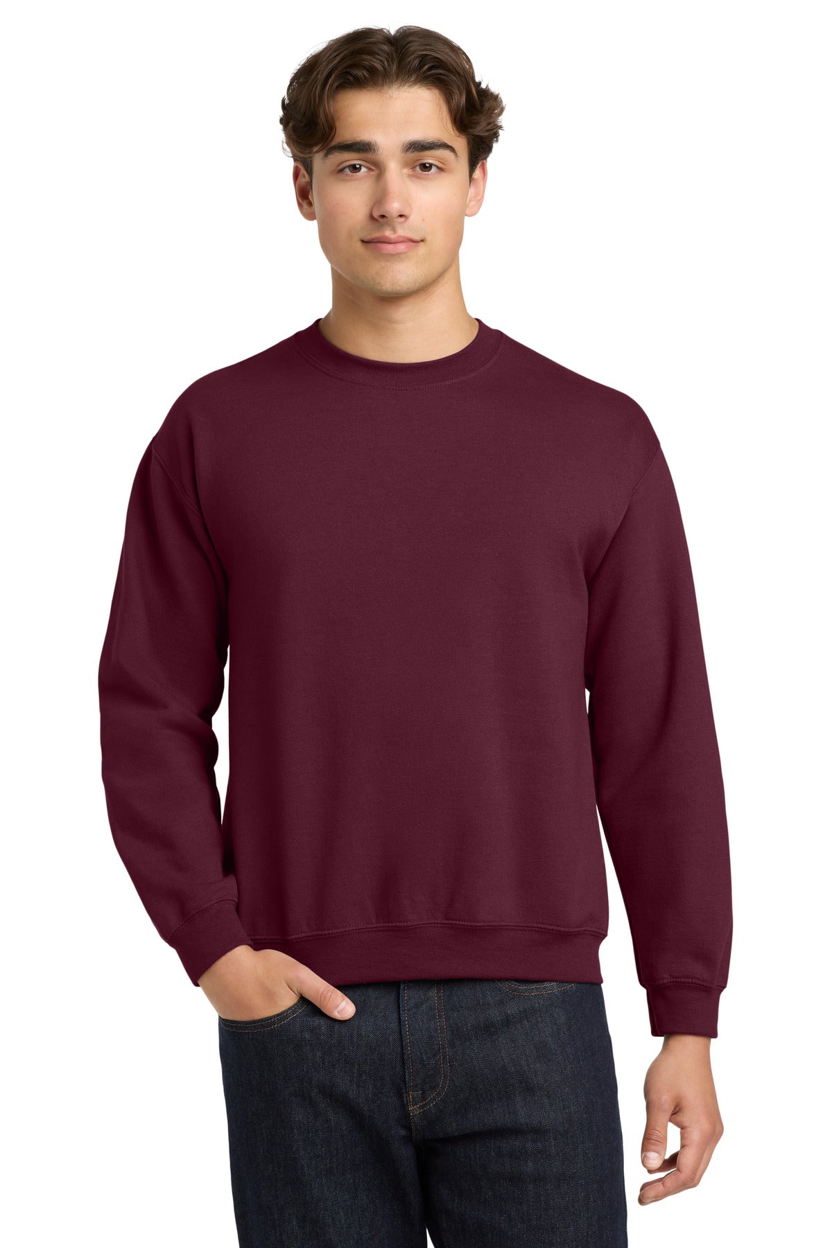 Gildan   Heavy Blend Crewneck Sweatshirt.  18000