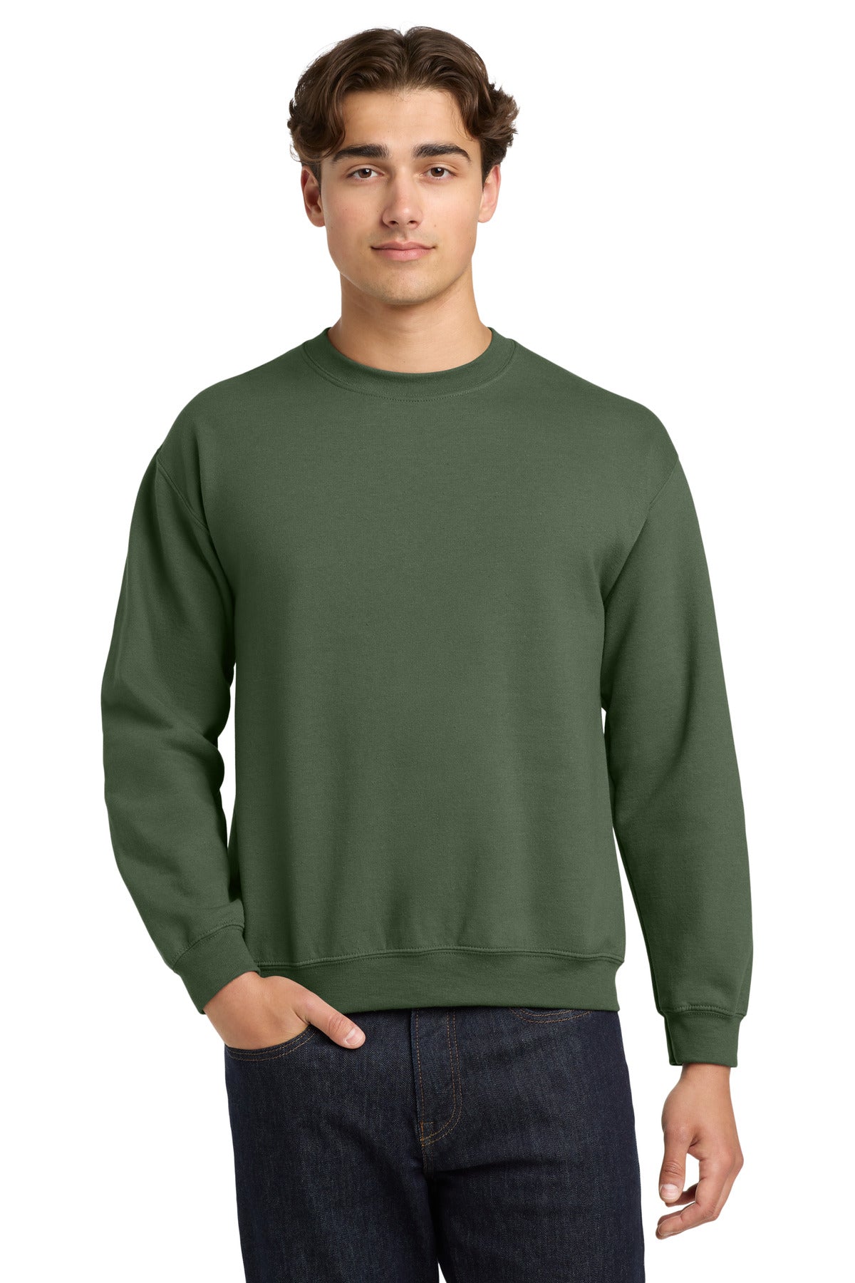 Gildan   Heavy Blend Crewneck Sweatshirt.  18000