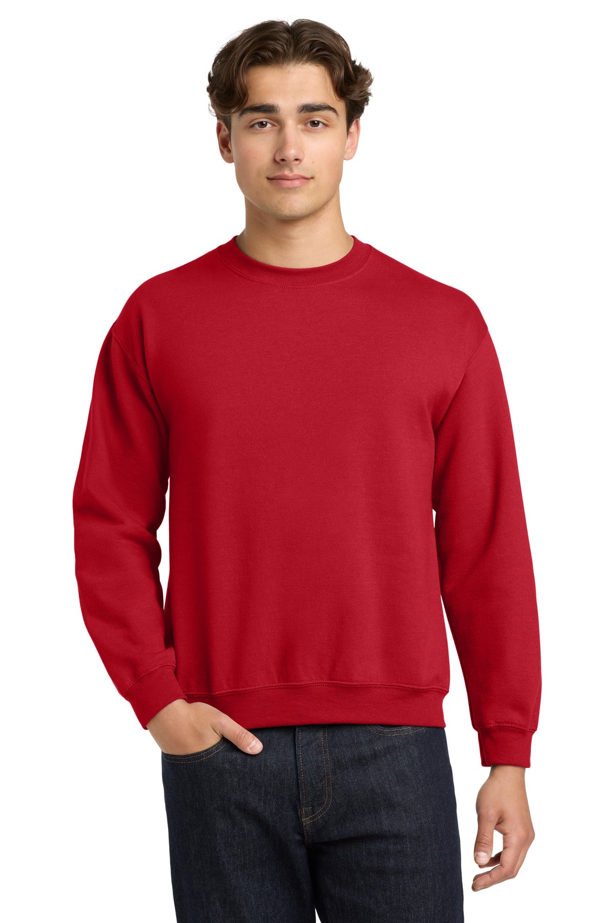 Gildan   Heavy Blend Crewneck Sweatshirt.  18000