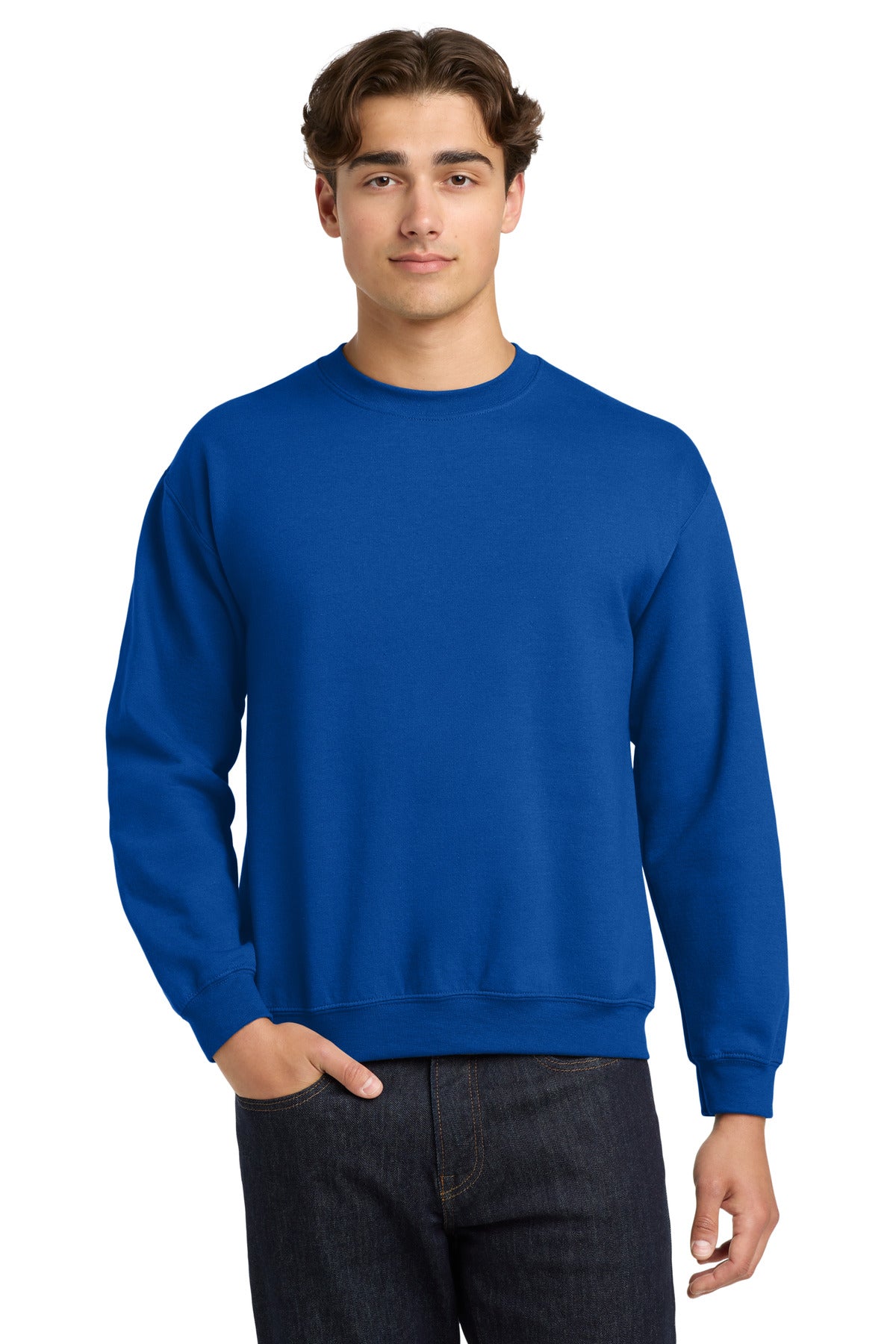Gildan   Heavy Blend Crewneck Sweatshirt.  18000