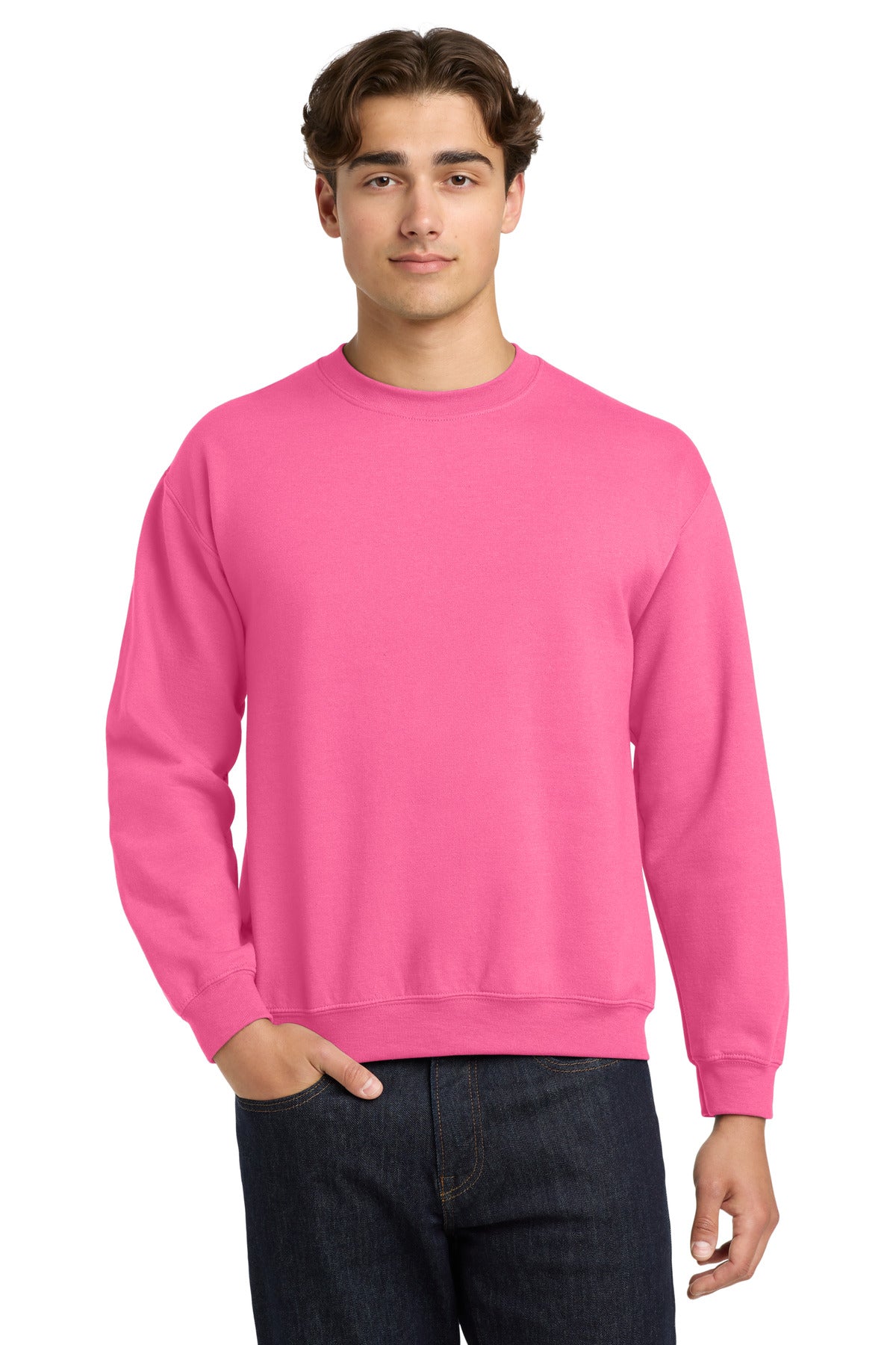 Gildan   Heavy Blend Crewneck Sweatshirt.  18000