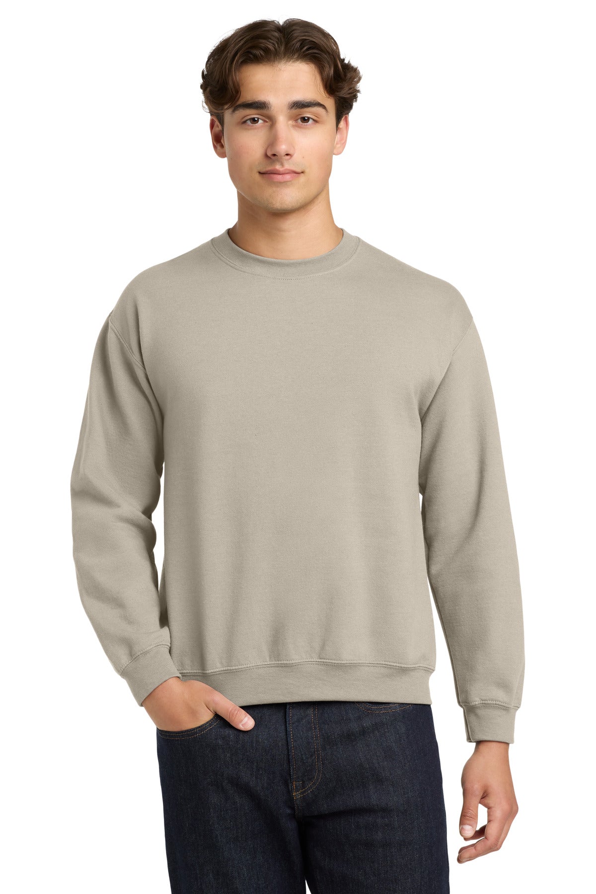 Gildan   Heavy Blend Crewneck Sweatshirt.  18000