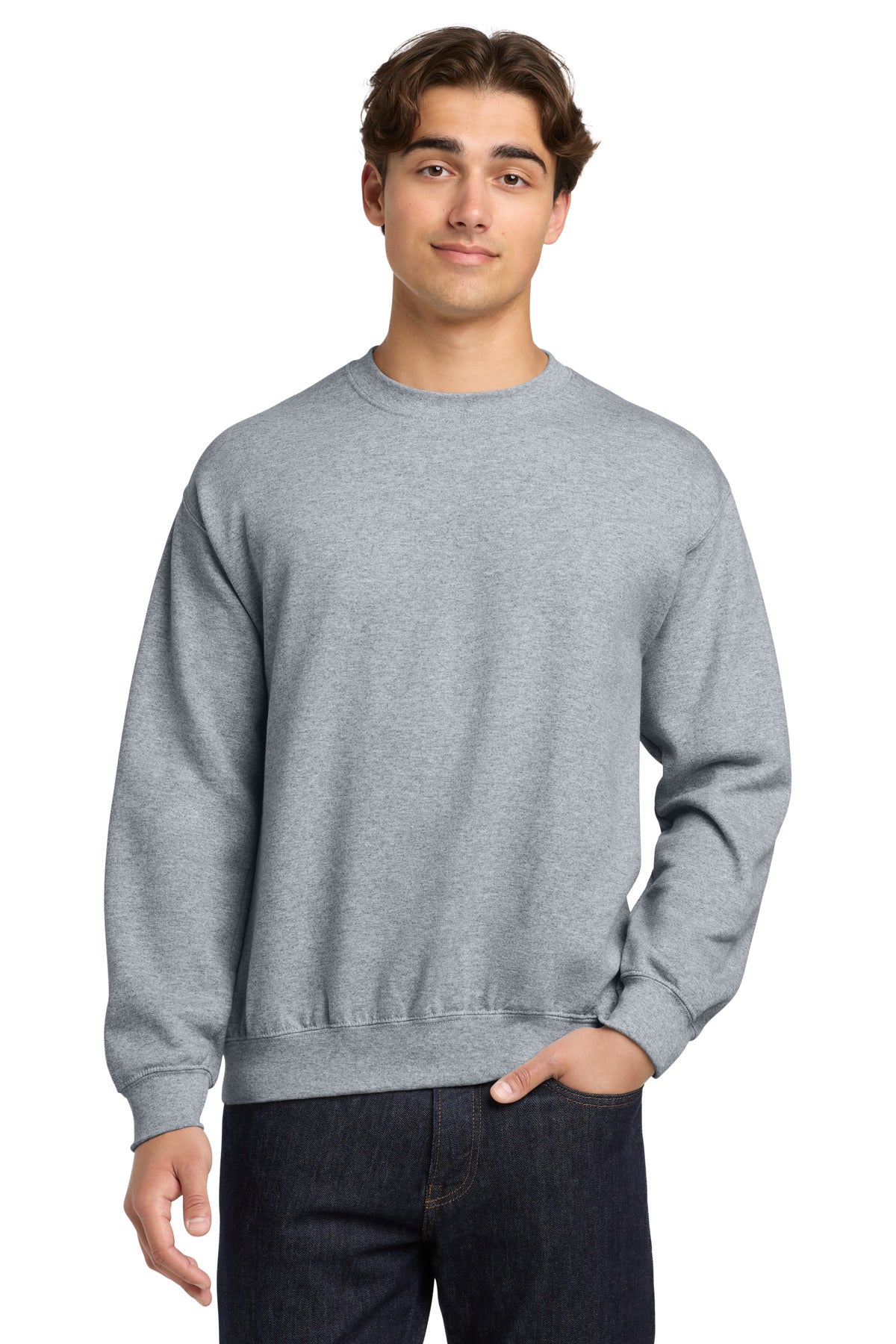 Gildan   Heavy Blend Crewneck Sweatshirt.  18000