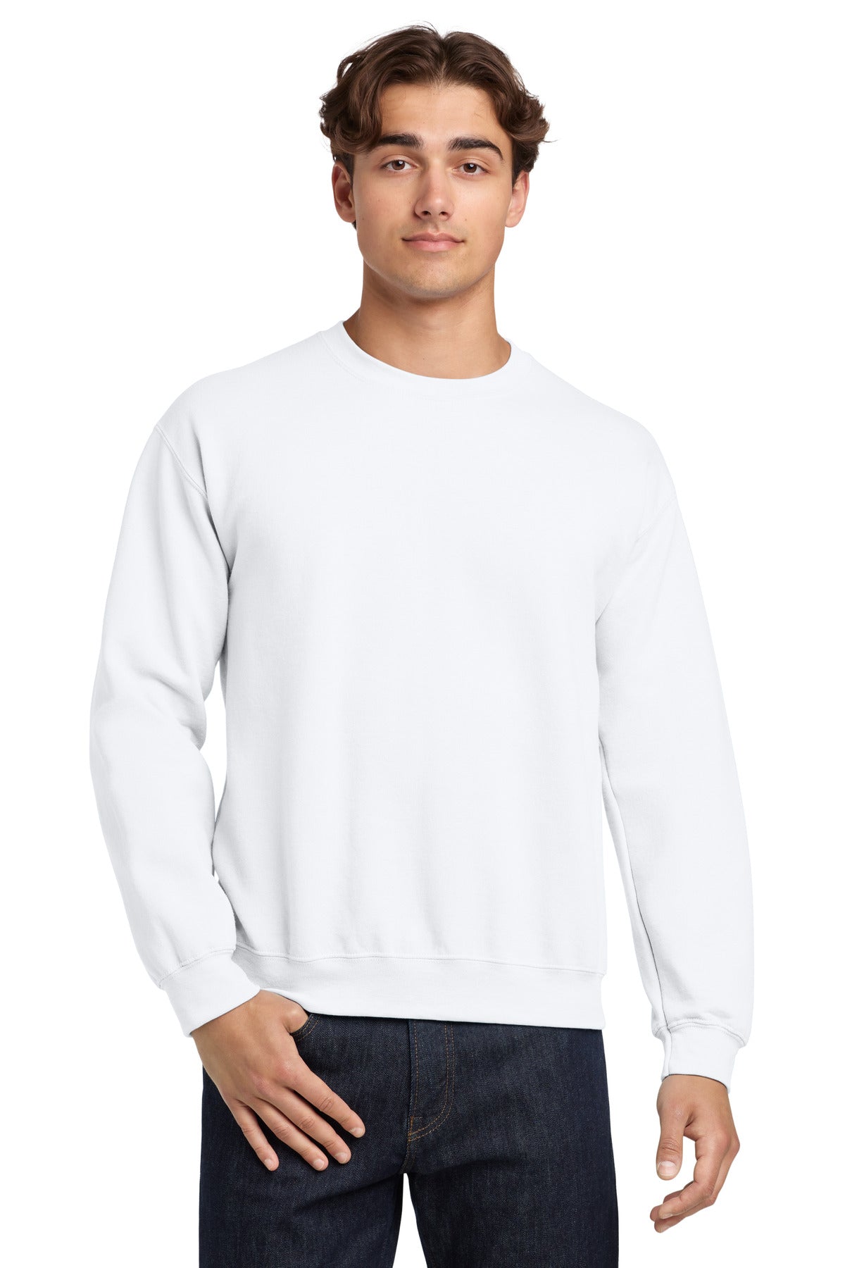 Gildan   Heavy Blend Crewneck Sweatshirt.  18000